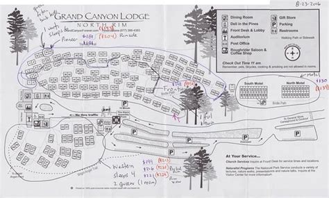 Grand Canyon Lodges Map - Draw A Topographic Map