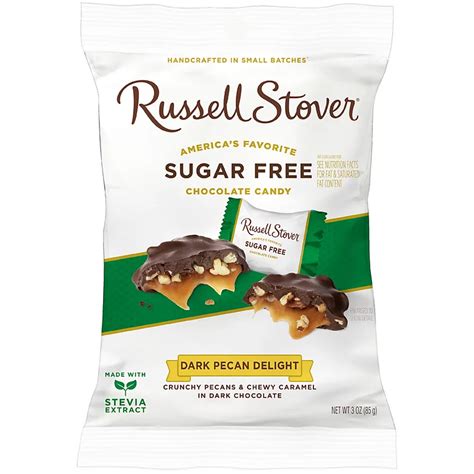 Russell Stover Sugar Free Dark Chocolate Pecan Delight - Shop Candy at ...