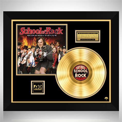 School of Rock - Soundtrack Gold LP Limited Signature Edition Custom ...