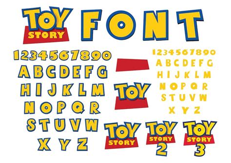 Toy Story FONT SVG, Toy Story SVG, Toy Story Alphabet Svg, Toy Story ...