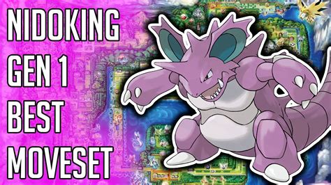 Nidoking moveset fire red