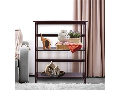 Casual Home Mission Style 3-Shelf Bookcase