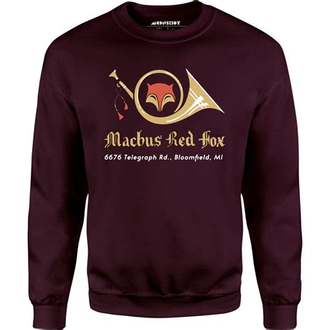 Machus Red Fox - Bloomfield, MI - Vintage Restaurant - Unisex Sweatshirt – m00nshot