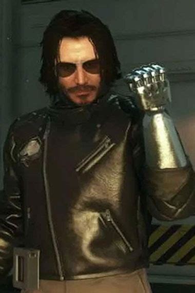 Keanu Reeves Cyberpunk 2077 Johnny Silverhand Cosplay Jacket