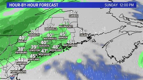 Maine weather forecast shows rain, wind, snow Sunday into Monday ...