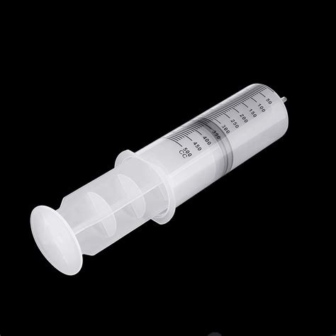 New 500ml Plastic Syringe with 1m Tubing for Refilling and Measuring Liquids Industrial Glue ...