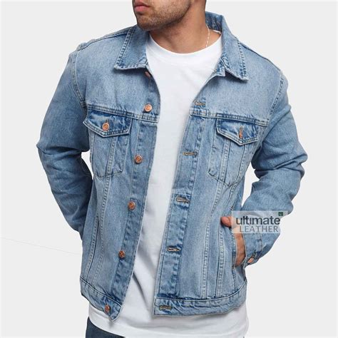 Get Light Blue Denim Jacket | Mens Denim Jackets