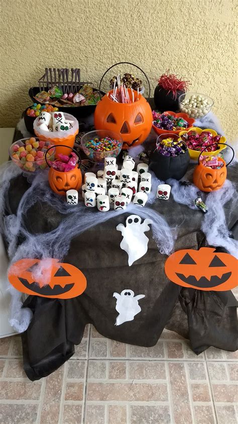 Spooky Halloween Treats Table