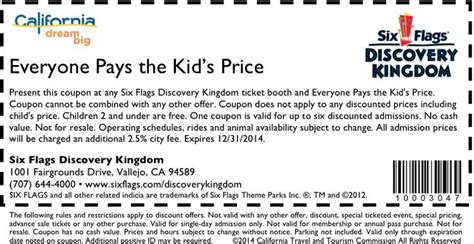 The Best Six Flags Coupons 2021 - Printable and Online Coupon Codes & Discounts | Online coupons ...