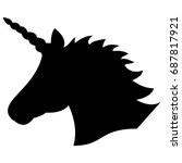 Unicorn Head Silhouette Free Stock Photo - Public Domain Pictures