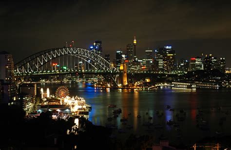 City Skylines At Night 3912 Hd Wallpapers | Areahd. | Sydney city ...