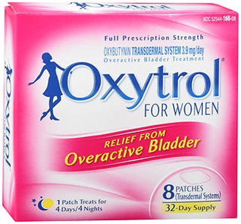 Oxytrol for Women Overactive Bladder Treatment Patches - 8 ct - Walmart.com