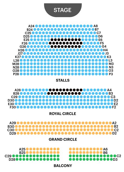 Wyndhams Theatre Seating Plan | London Theatre Guide