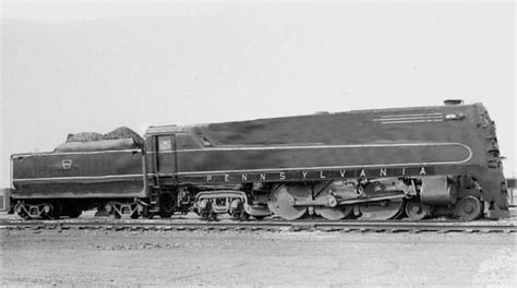 Streamlined PRR 4-6-4, looking similar to a P5a. | Steam trains photography, Steam trains, Long ...