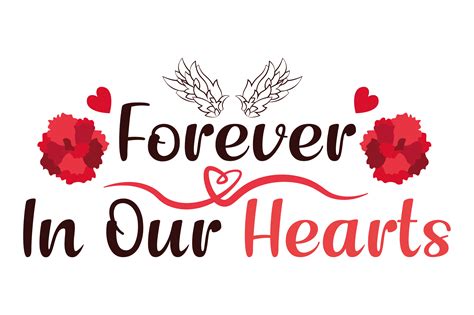 Forever in Our Hearts SVG Cut file by Creative Fabrica Crafts ...