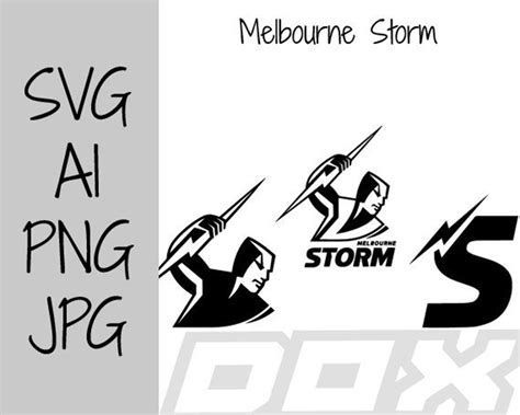 Melbourne Storm Logo Svg for Cricut Png Jpg Ai - Etsy