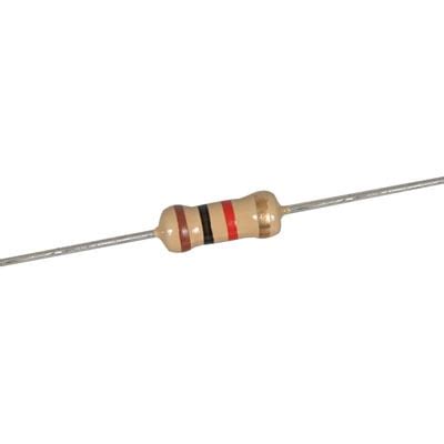 CF1W102JRC: Jameco Valuepro : Resistor Carbon Film 1k Ohm 1 Watt 5% : Passive Components