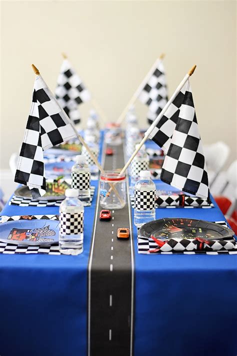 Kara's Party Ideas Maverick's Speedy Race Car Birthday Party | Kara's Party Ideas