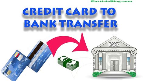 [2022] Easy Trick To Transfer Credit Card Money To Bank