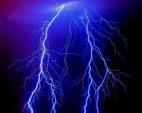 Download free Neon Blue Lightning Wallpaper - MrWallpaper.com