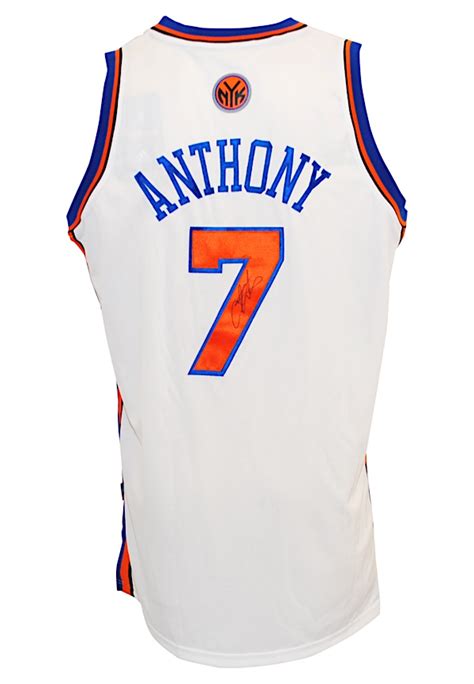 Carmelo Anthony Signed Knicks Jersey - JERSEYVA