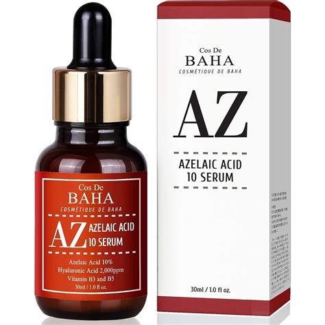 10% Azelaic Acid Facial Serum - Fast Rosacea Skin Care, Reduce Acne & Redness, 1 Fl Oz in ...