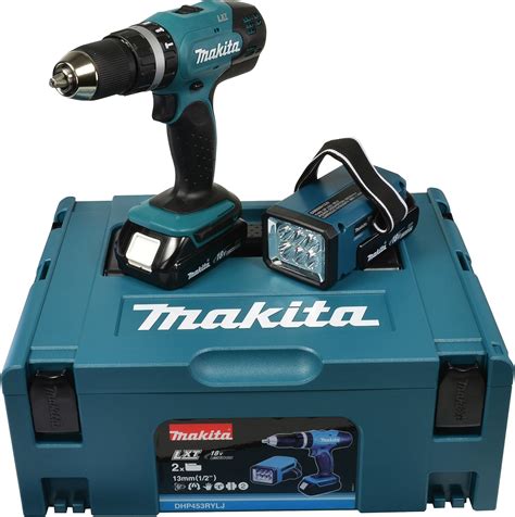 Makita Cordless Impact Drill 18 V / 1.5 Ah including Rechargeable Lamp ...