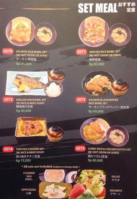 Itacho Sushi Menu, Menu for Itacho Sushi, Thamrin, Jakarta - Zomato Indonesia