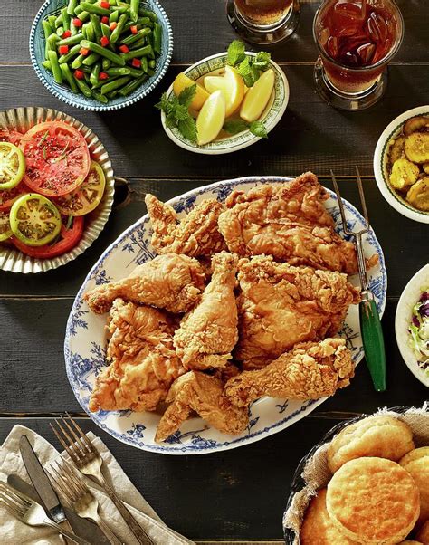 Southern Fried Chicken With Side Dishes usa Photograph by Michael S ...