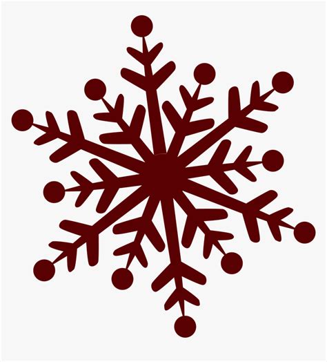 Snowflake Cartoon Drawing - Cartoon Snowflakes Transparent Background, HD Png Download - kindpng