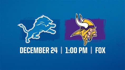 Lions vs Vikings: Week 16 Game Trailer