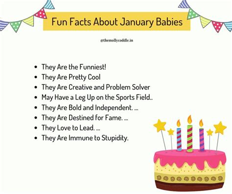 Fun Facts About January Babies in 2021 | Fun facts, Be optimistic ...