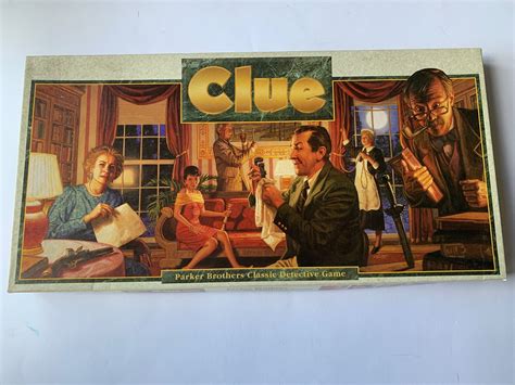 Clue Classic Board Game 1992 Retro Gaming - Etsy | Classic detective ...