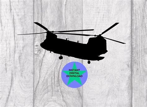 Chinook, Helicopter, Aeroplane, Aircraft Silhouette, Cricut Friendly, Png & SVG Files. - Etsy