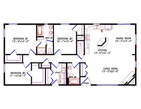 Barndominium Floor Plans One Story - Image to u