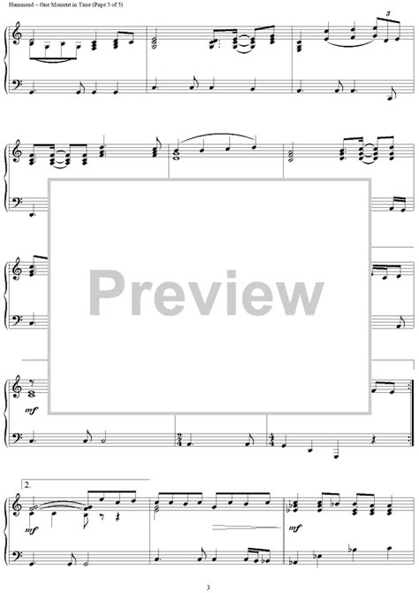 One Moment in Time" Sheet Music for Piano Solo - Sheet Music Now