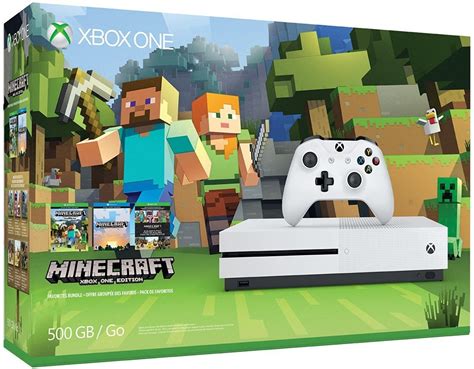 Xbox One S 500GB Console - Minecraft Bundle - Đồ chơi Minecraft chính hãng