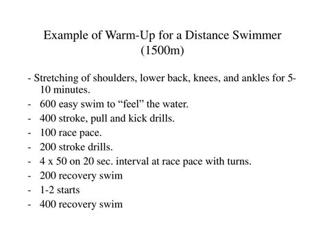 PPT - Warm Up in Swimming! PowerPoint Presentation, free download - ID:278684