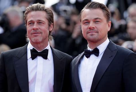 Brad Pitt & Leonardo DiCaprio Looked Freakishly Alike At The Cannes ...