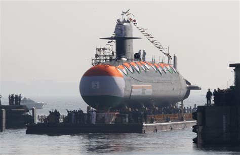 Indian Navy launches 2nd Scorpene submarine | StratPost