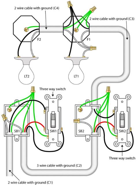 2 way switch wiring two lights - Wiring Diagram and Schematics