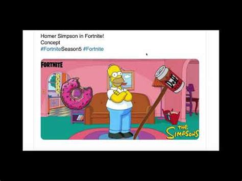 Homer Simpson Fortnite Skin - YouTube