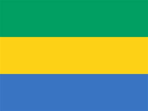 The official flag of the Gabon