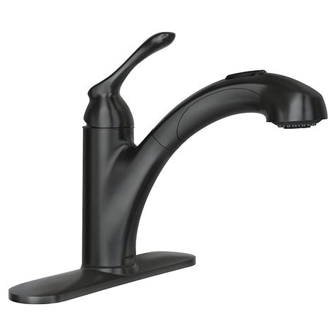 MOEN Banbury Single-Handle Pullout Kitchen Faucet in Matte Black Finish | The Home Depot Canada