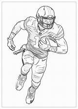 Football Player Coloring Pages  Fun And Educational Activity For Kids sketch template