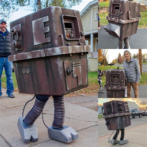 The Gonk Droid costume I made my son : r/StarWarsParents