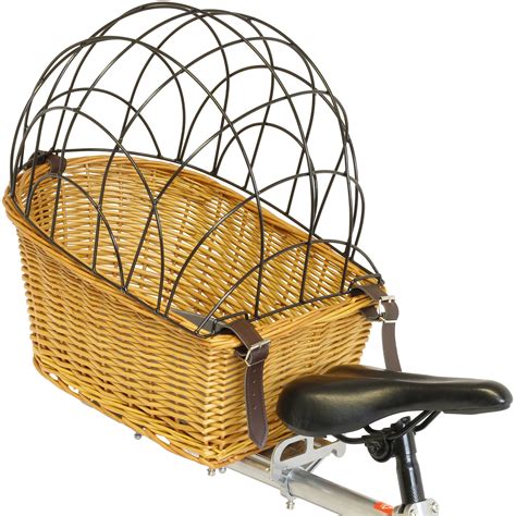 Vintage Wicker Rear Bicycle/Bike/Cycle Pet Carrier Basket Dog/Puppy Travel Cage | eBay