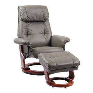 Benchmaster Furniture Ventura II Grey | Recliner with ottoman, Swivel recliner, Recliner