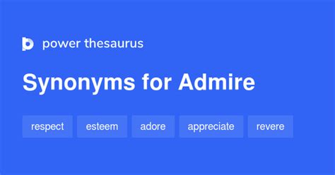 27 Noun Synonyms for Admire