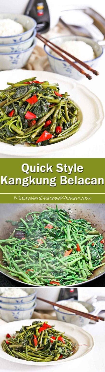 Quick Style Kangkung Belacan - Malaysian Chinese Kitchen